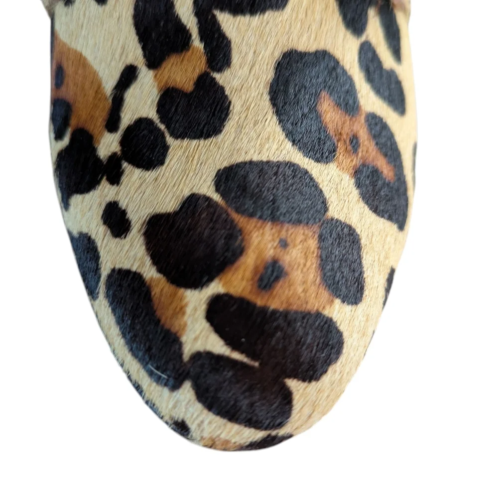 Kate Spade Leopard Print Calf Fur Ankle Bootie Size 6.5
